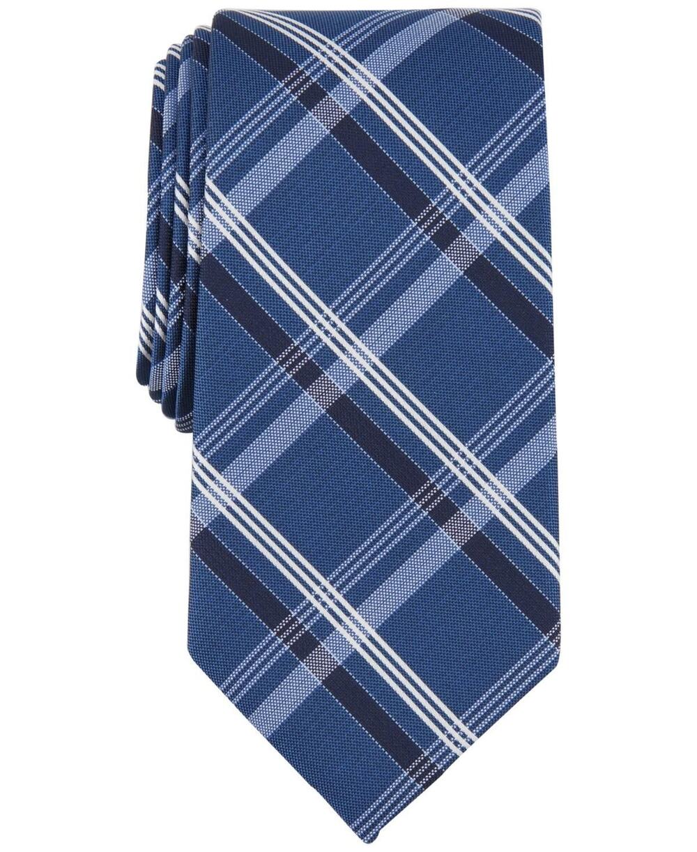 Michael Kors Men's Sadies Plaid Tie - Blue NWT